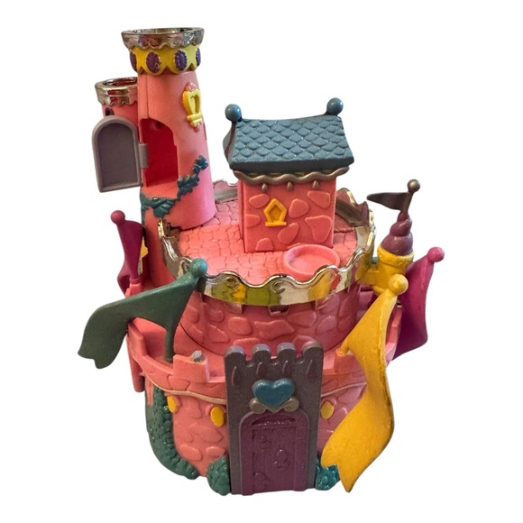 Other - Vintage 1995 Trendmasters Starcastle Cosmetic Pink Castle Playset Not Complete